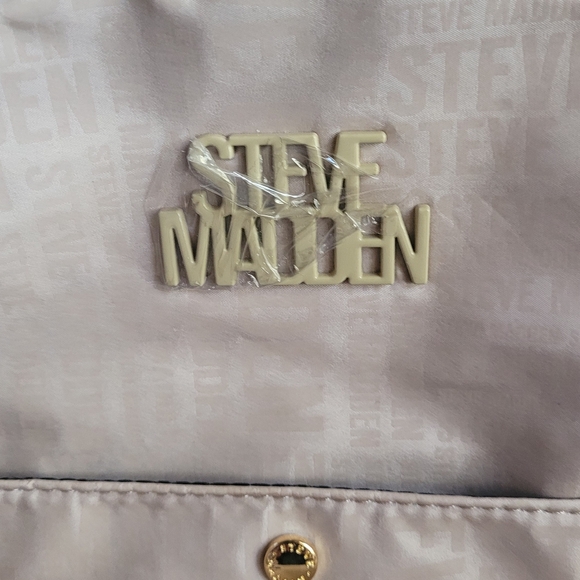 Backpack/purse with attached pouch Oatmeal Color - Picture 3 of 8